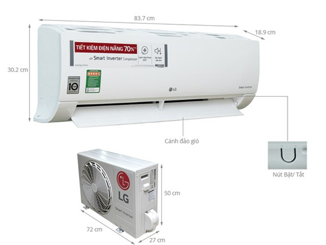 Máy lạnh Inverter LG V10ENP