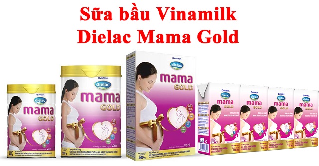 Dielac Mama Gold là dòng sản phẩm sữa bầu của Vinamilk, Việt Nam