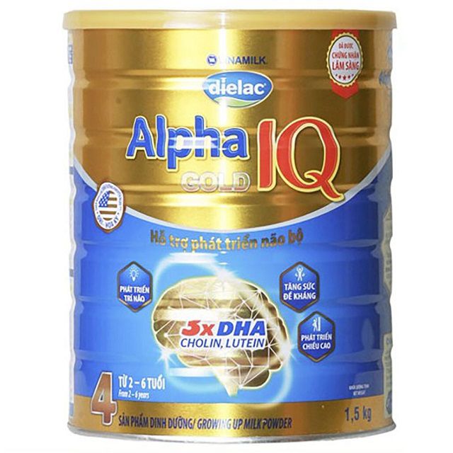 Sữa Dielac Alpha Gold IQ 4 sẽ giúp trẻ phát triển toàn diện