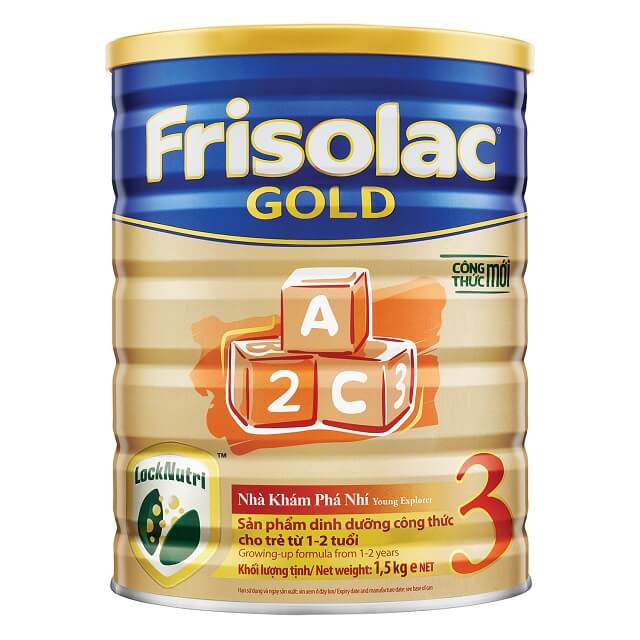 Thành phần của sữa Frisolac Gold 3 rất đa dạng và cần thiết cho sự phát triển của trẻ
