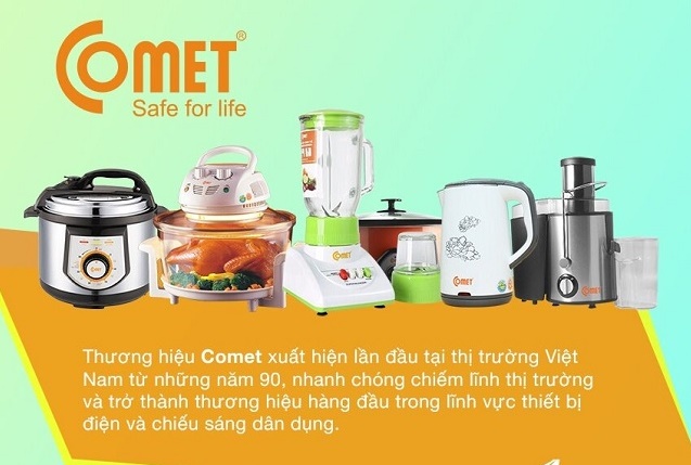 Comet là thương hiệu của nước nào? Sản phẩm của Comet có tốt không?